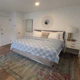 Spacious king size bedroom suite at Driftwood Motel in Point Pleasant Beach, NJ
